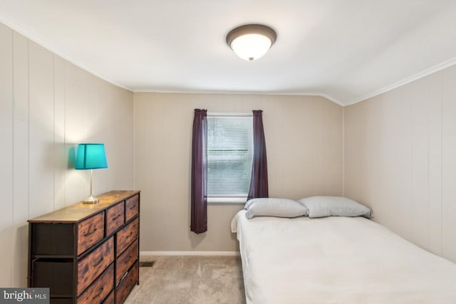 137 2nd St, Bordentown, NJ 08505 - bedroom featuring light carpet, ornamental molding, and baseboards