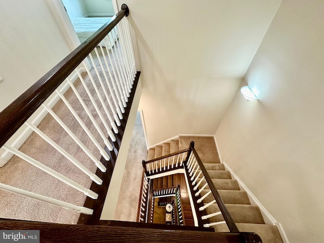 6967 Country Club Ter, New Market, MD 21774 - stairs with baseboards and carpet