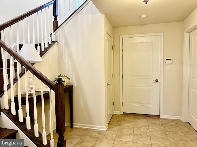 6967 Country Club Ter, New Market, MD 21774 - entryway featuring stairs and baseboards