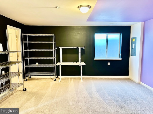 6967 Country Club Ter, New Market, MD 21774 - unfurnished office featuring carpet, electric panel, and baseboards