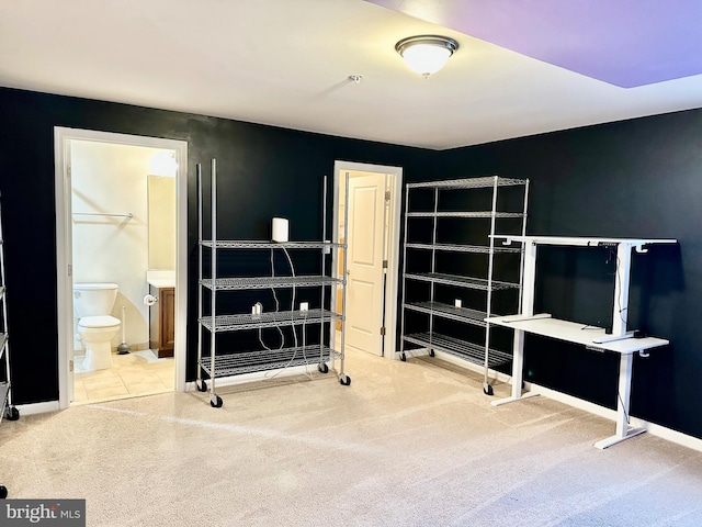 6967 Country Club Ter, New Market, MD 21774 - bedroom featuring carpet flooring, baseboards, and ensuite bathroom
