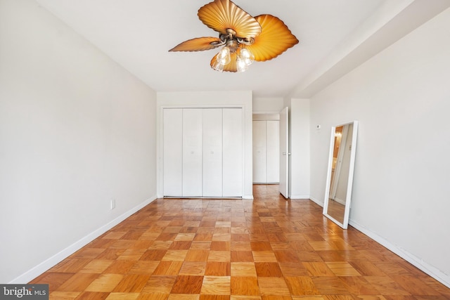 1900 Lyttonsville Rd NE Unit 509, Silver Spring, MD 20910 - unfurnished bedroom with a closet and a ceiling fan