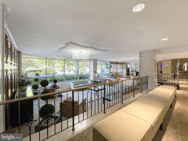 1900 Lyttonsville Rd NE Unit 509, Silver Spring, MD 20910 - community lobby featuring recessed lighting