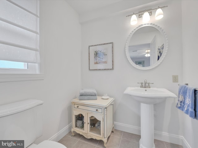 2054 Buckskin Cv, Auburn, PA 17922 - bathroom with toilet, tile patterned flooring, and baseboards