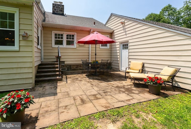 921 Coopertown Rd, Bryn Mawr, PA 19010 - view of patio / terrace with entry steps