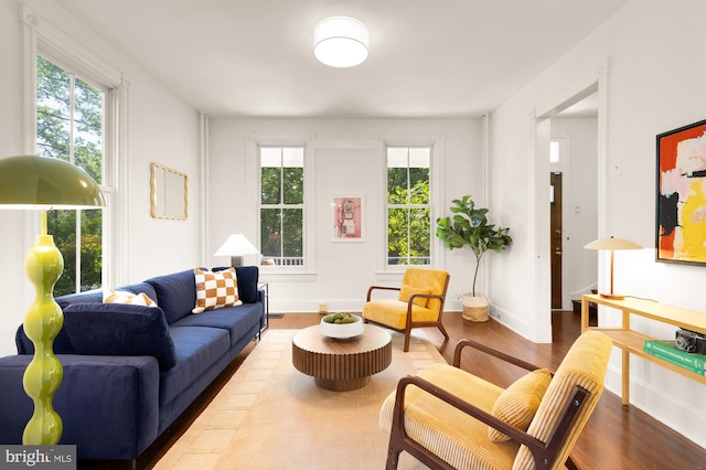 6914 6th St NW, Washington, DC 20012 - living room with wood finished floors