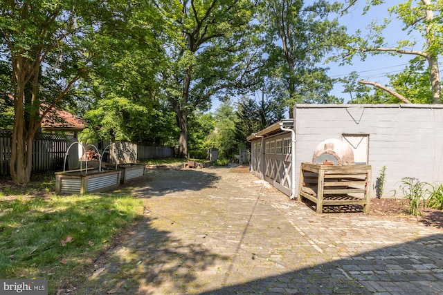 6914 6th St NW, Washington, DC 20012 - view of yard featuring a patio