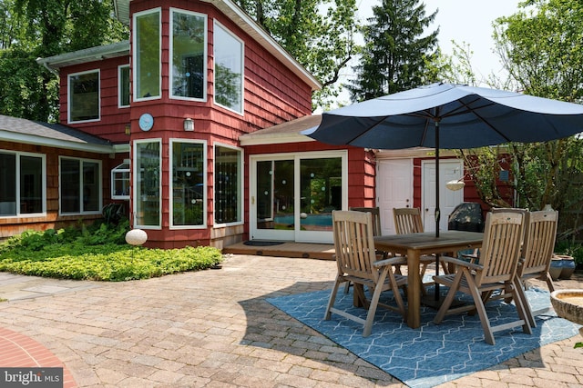 84 Cuyler Rd, Princeton, NJ 08540 - back of house featuring a patio and outdoor dining space