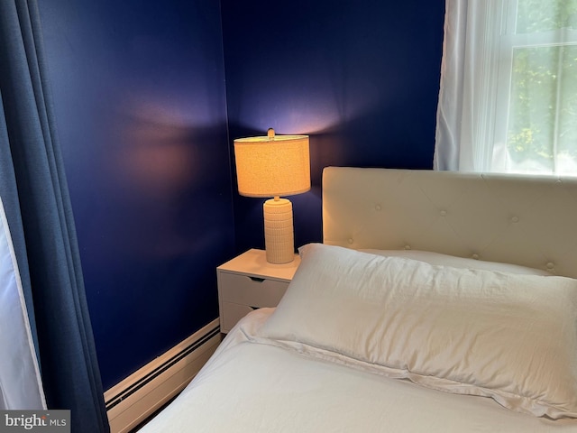 701 25th St, Huntingdon, PA 16652 - bedroom featuring baseboard heating