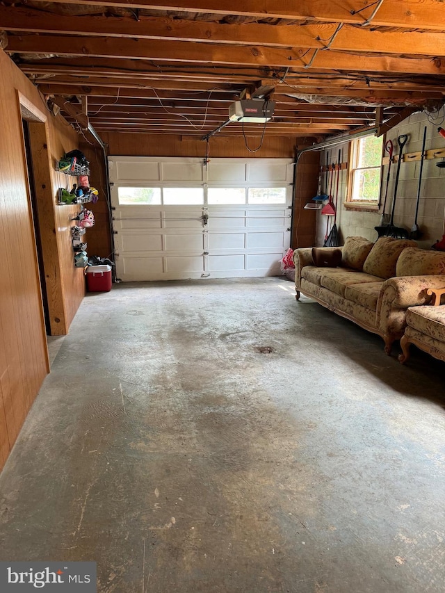 701 25th St, Huntingdon, PA 16652 - garage featuring a garage door opener