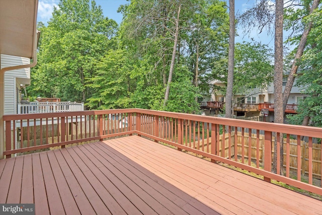 205 Quiet Ridge Ct, Pasadena, MD 21122 - view of wooden deck
