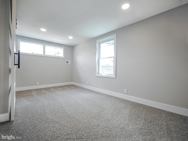 1200 First Ave, Media, PA 19063 - spare room featuring healthy amount of natural light, recessed lighting, and carpet flooring