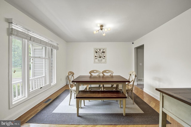 3 Monroe Ct, Plainsboro, NJ 08536 - dining space featuring baseboards and wood finished floors