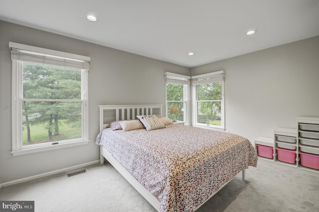 3 Monroe Ct, Plainsboro, NJ 08536 - carpeted bedroom featuring multiple windows, recessed lighting, and baseboards
