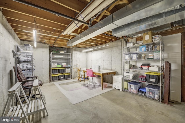 3 Monroe Ct, Plainsboro, NJ 08536 - view of unfinished basement
