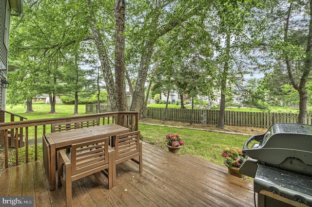 3 Monroe Ct, Plainsboro, NJ 08536 - deck with outdoor dining area and area for grilling