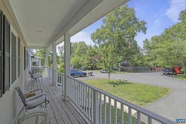 1012 Locust Ln, Charlottesville, VA 22901 - porch featuring a yard