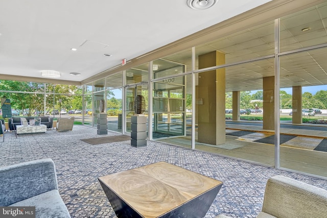 6631 Wakefield Dr Unit 209, Alexandria, VA 22307 - view of patio / terrace with outdoor lounge area