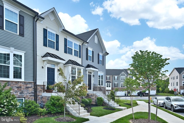 221 Edwin Rd, Frederick, MD 21702 - view of property featuring a residential view and stone siding
