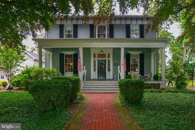 417 E Washington St, Charles Town, WV 25414 - view of front of home featuring covered porch