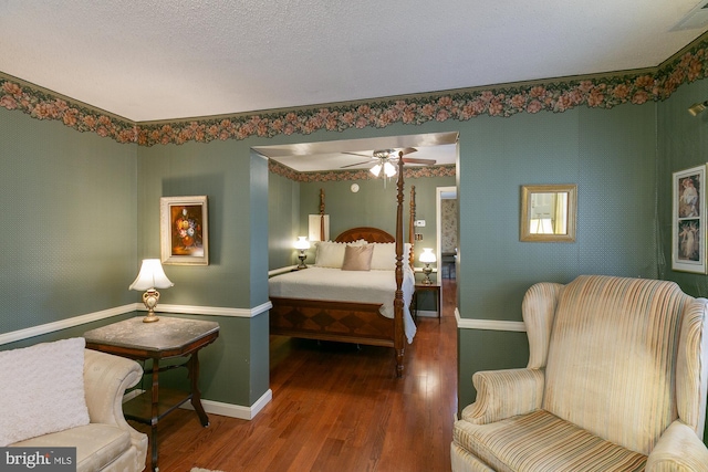 417 E Washington St, Charles Town, WV 25414 - bedroom featuring wood finished floors and ceiling fan