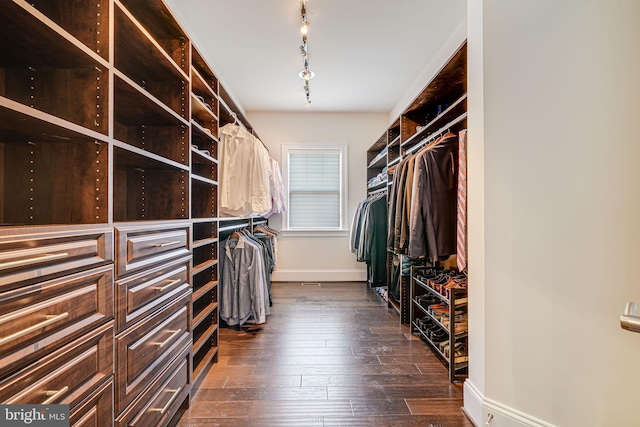 6513 Manor Ridge Ct, Falls Church, VA 22043 - spacious closet featuring dark wood-style floors