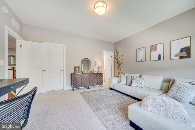6513 Manor Ridge Ct, Falls Church, VA 22043 - living room with light colored carpet and baseboards