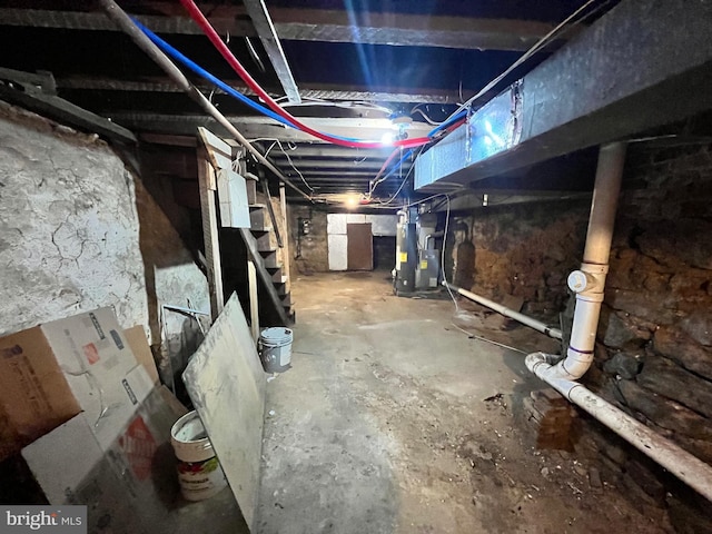 5131 Ludlow St, Philadelphia, PA 19139 - unfinished basement featuring heating unit
