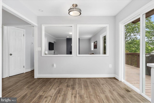 11239 Putman Rd, Thurmont, MD 21788 - unfurnished room with baseboards and wood finished floors