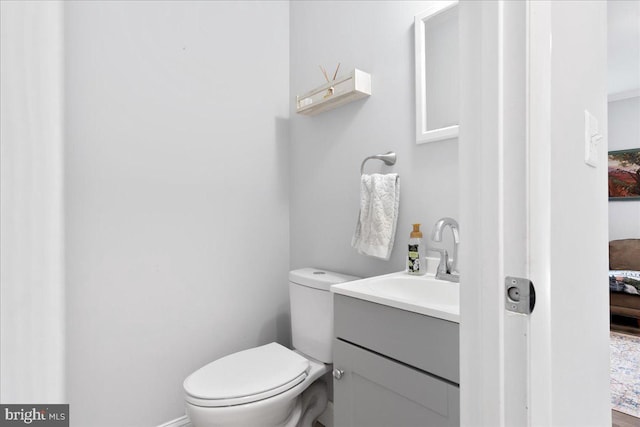 11239 Putman Rd, Thurmont, MD 21788 - half bath featuring vanity and toilet