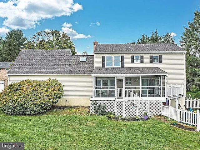 11 Thomas Cir, New Freedom, PA 17349 - view of front of home featuring a sunroom