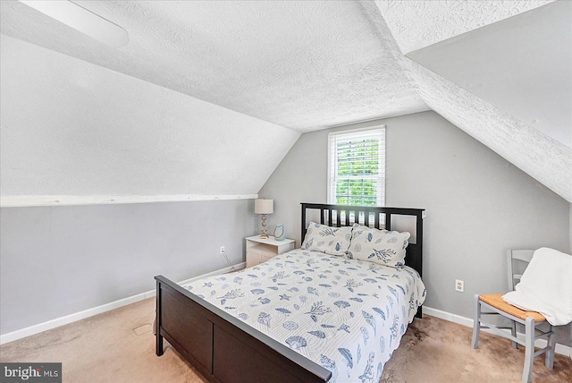 11 Thomas Cir, New Freedom, PA 17349 - carpeted bedroom featuring a textured ceiling and vaulted ceiling