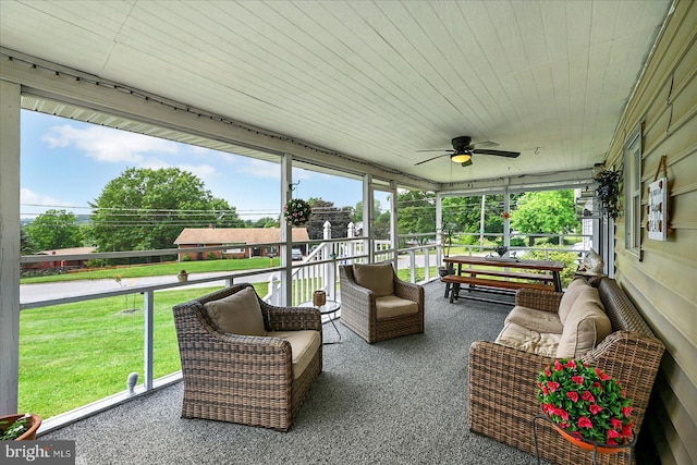 11 Thomas Cir, New Freedom, PA 17349 - sunroom / solarium with ceiling fan