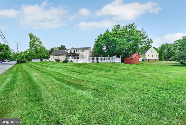 11 Thomas Cir, New Freedom, PA 17349 - view of yard featuring a shed