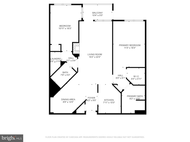 2701 Bellforest Ct Unit 305, Vienna, VA 22180 - property floor plan
