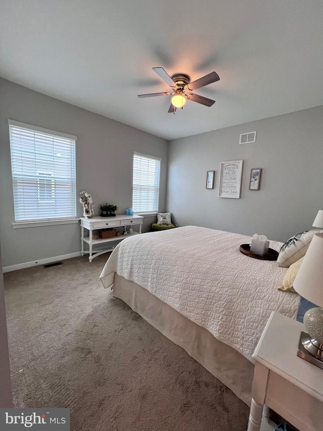 1143 Kayla Ln, Townsend, DE 19734 - carpeted bedroom featuring baseboards and a ceiling fan