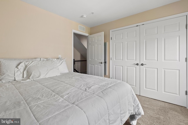 45711 Winding Branch Ter, Sterling, VA 20166 - bedroom with carpet floors and a closet