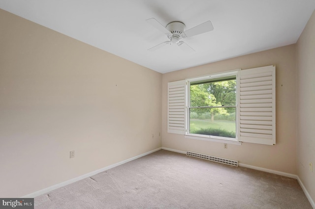 516 Merrimans Ln, Winchester, VA 22601 - carpeted spare room featuring ceiling fan and baseboards
