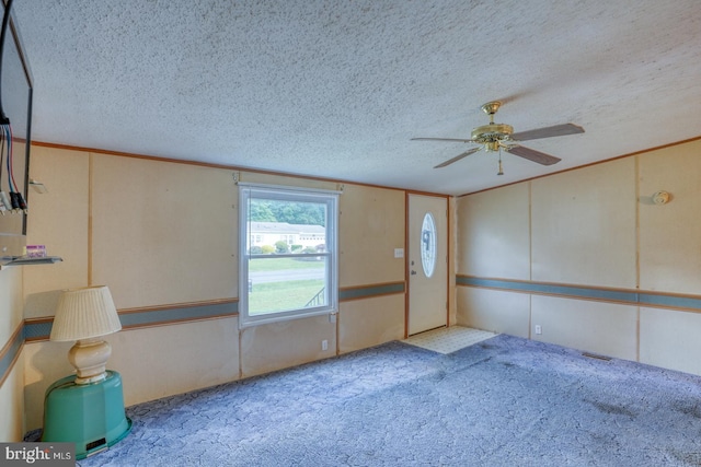 32588 Captains Way, Millsboro, DE 19966 - unfurnished room with a ceiling fan, a textured ceiling, and carpet flooring