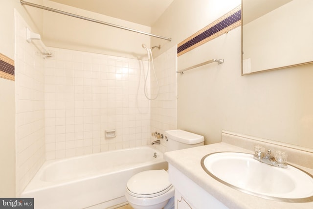8798 Victory Ct, Walkersville, MD 21793 - full bath featuring toilet,  shower combination, and vanity