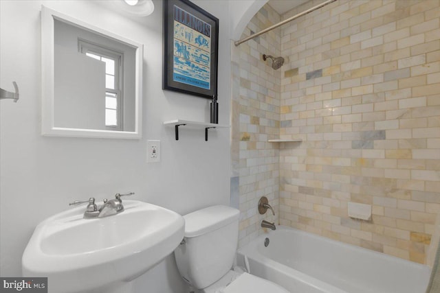 3028 Wisconsin Ave NW Unit 402, Washington, DC 20016 - bathroom featuring a sink and bathtub / shower combination