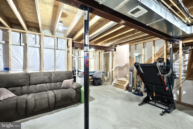 53 Skyview Cir, Hanover, PA 17331 - view of unfinished below grade area