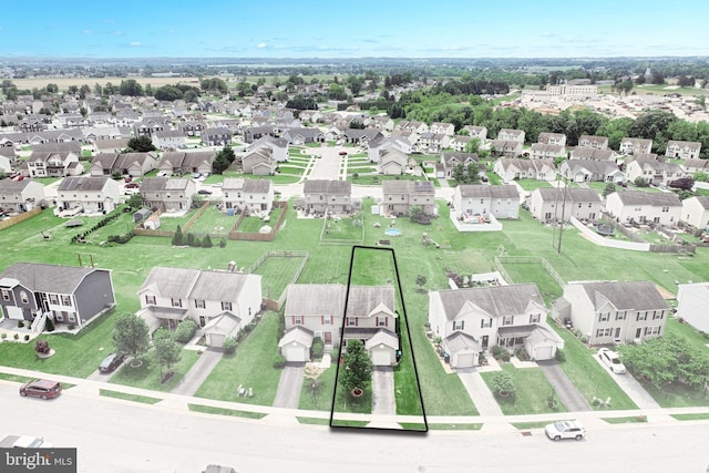 53 Skyview Cir, Hanover, PA 17331 - aerial view of residential area featuring property parcel outlined