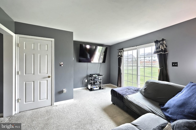 53 Skyview Cir, Hanover, PA 17331 - living area with carpet and baseboards