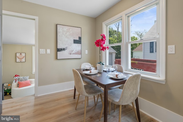 1224 W Mill St, Quakertown, PA 18951 - dining space with wood finished floors and baseboards