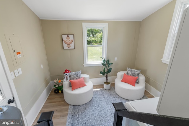 1224 W Mill St, Quakertown, PA 18951 - sitting room with electric panel and light wood-type flooring