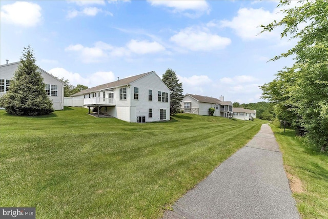 916 E Fox Hound Chase Chase, Glen Mills, PA 19342 - view of side of property with a lawn and cooling unit