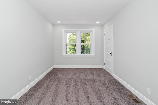 506 W 34th St, Wilmington, DE 19802 - empty room featuring recessed lighting, baseboards, and carpet flooring