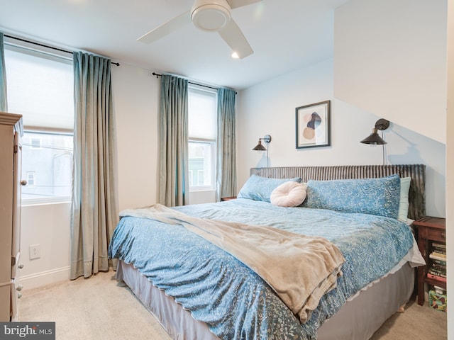 1510 N Leithgow St, Philadelphia, PA 19122 - bedroom with carpet, a ceiling fan, and baseboards