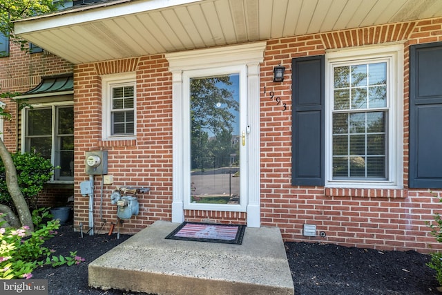 1993 Ryans Run, Lansdale, PA 19446 - view of exterior entry with brick siding